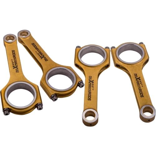 4340 Connecting Rods conrods For Audi A3 8L1 1996-2003 Hatchback 1.8T TüV Certification ARP 2000 Bolts 144mm 19mm Pin