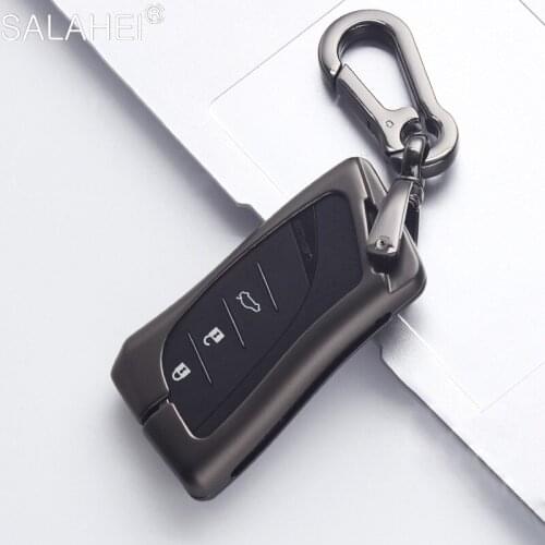 Zinc Alloy + TPU Car Key Case Full Cover For Lexus IS ES GS GX LS500H NX RX LX LC RC 200 250 570 2018 2019 Auto Accessories