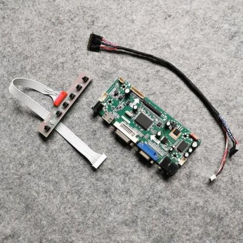 DIY kit controller board LVDS 40 Pin MNT68676 1920*1080 VGA DVI 60Hz WLED For B156HB01/B156HTN01/B156HTN02/B156HTN03 matrix