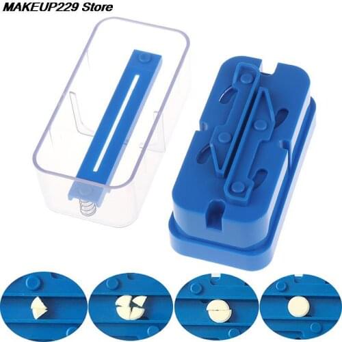 Home Pill Cases Dispenser Pill Box Medicine Storage Tablet Splitters Cut Slicer Portable Pill Cutter Splitter Divide