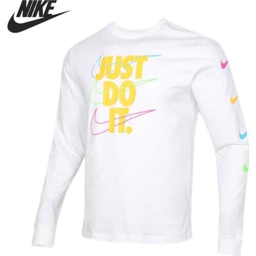 Original New Arrival NIKE M NSW TEE LS SP BRANDMARKS JDI Mens T-shirts Long sleeve Sportswear