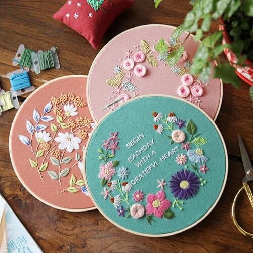 Hokerbat Embroidery Kits