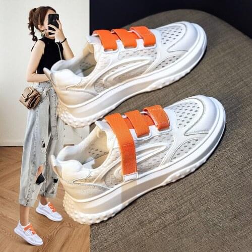 2021 New Summer Thin Small White Shoes Sports Casual Shoes Mesh Breathable Womens Shoes Sneakers Shoes Woman