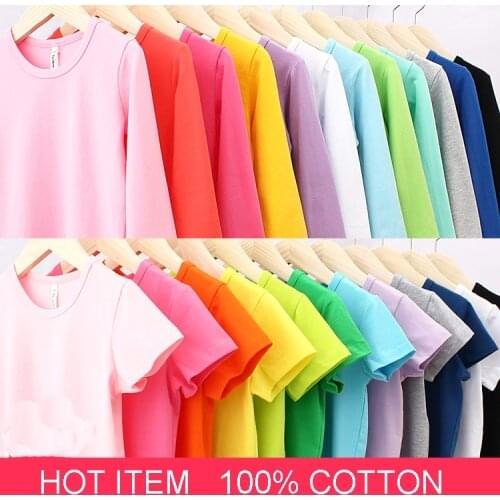 Linen 2019 Cotton Baby Boy Girl Summer T Shirts New Toddler Comfortable Tops Tee Children Clothing Kids Button 90-150CM Height