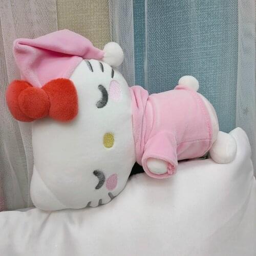 Hello Kitty Girl Cute Plush Doll Young Lady Gift Decoration Collection Cute Comforting Toy