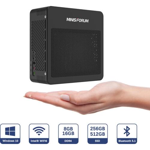 MINISFORUM X400 AMD Ryzen 7 PRO 4750G Mini PC Windows 10 Pro DDR4 16GB 512GB SSD WIFI 6 Bluetooth 5.1 4K Computador Pc Gamer
