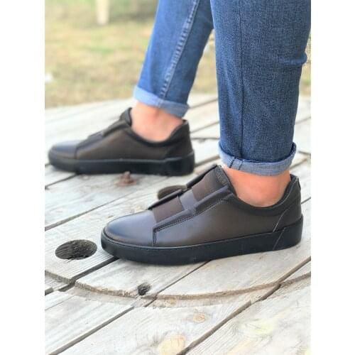 Mancastello Genuine Leather Casual Male Shoes