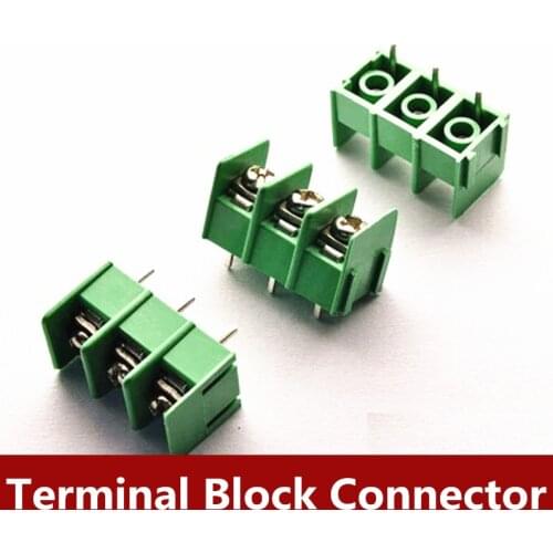Wholesale 1000PCS/LOT KF7.62 7.62mm 3Pin binding post terminals blocks connectors