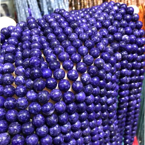 Wholesale Natural Purple Dragon Spar Beaded Round Loose Spacer Beads for Jewelry Making DIY Necklace Bracelet Accessories