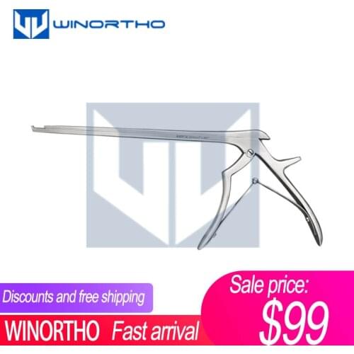 Smith-Kerrison Punch Forceps This is a traditional design with a 40 degree upward cutting jaw. Robust spine forceps orthopedics