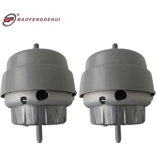 Rubber Pier Engine Support Motor Mounts For Audi A6 C6 A6L A6AR A6Q Avant Quattro 2.4 2.8 3.0 3.2 LH 4F0199379BF RH 4F0199382BH