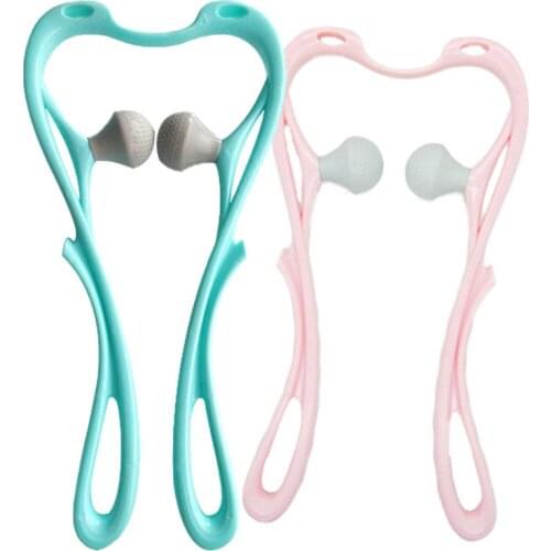 Manual cervical massager clamp neck and neck multifunctional shoulder and neck instrument for lumbar spine kneading home neck pr