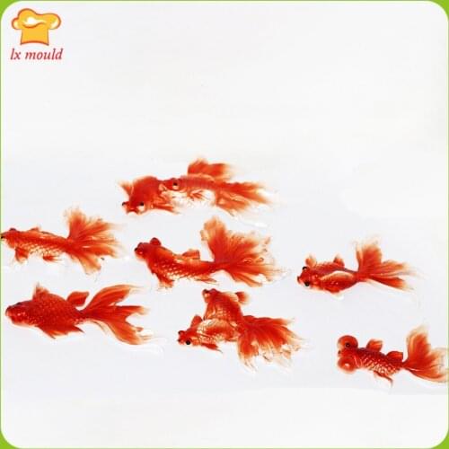 Fish Chocolate Silicone Molds Fondant Mould For Decorating Cake