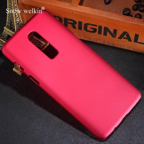 Snow Welkin For OnePlus6 Luxury Rubberized Matte Plastic Hard Case Cover For OnePlus 6 1+6 6.28 inch Back Phone Cases