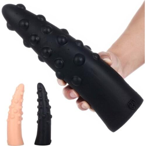 Super Long Anal Plug Anus Dilator Butt Plug Granule Simulation Dildo Female G-spot Masturbation Adult Sex Toys