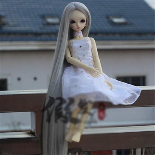 High temperature fiber 1/3 1/4 1/6 ancient hair SD boys and girls hair can be coiled hair bjd doll wig