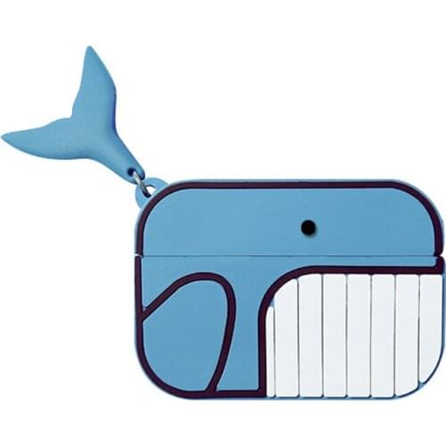 Cartoon Shark Earphone Protective Cover Wireless Bluetooth Earphone Shell for Pro 3