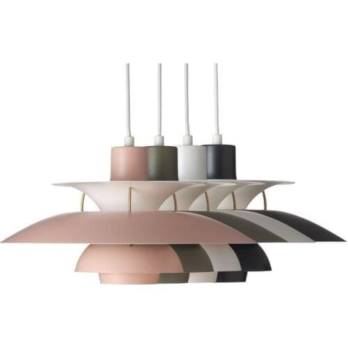 Modern Umbrella Nordic E27 Pendant Light Colorful Suspend UFO Lamp Dining Room PH Pendant Lamp Light Indoor Lighting Fixtures