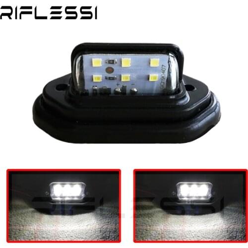 1 x 12V 24V License Plate Lights Lighting For Car Truck Trailer LED Number Plate Lamp Tractor Lorry Signal Rear Light