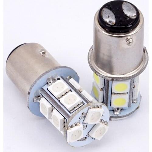 100X 12V 1157 BAy15d 13 SMD 5050 13 LED 13smd Brake Tail Light Bulb Lamp Auto led Car bulb light Adebayor