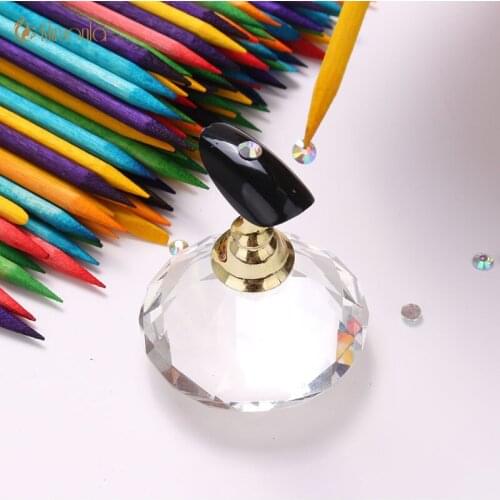 20/50/100pcs Colorful Wood Nail Dead Skin Remover Cuticle Pusher Professional Nail Art Stick Manicure Care Tools Double End