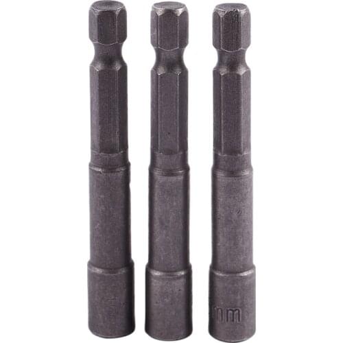 65mm Length 5.5mm Hex Socket Driver Bit Magnetic Bit 3 Pcs