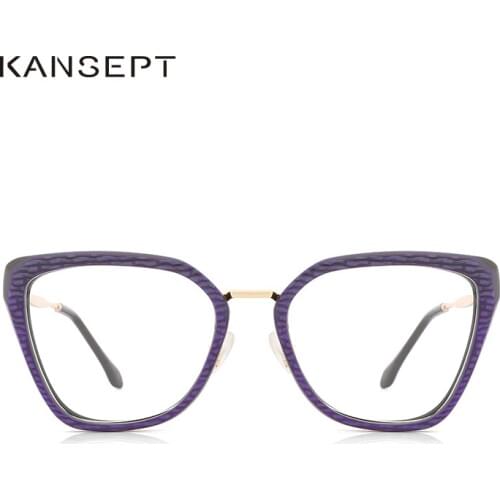 Acetate Women Eyeglasses Frame Fashion Sexy Spectacles Computer and Reading Optical Glasses Frame for Women Eyewear#9008