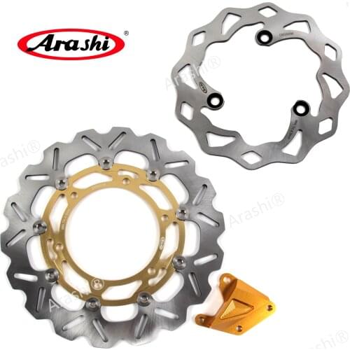 ARASHI NINJA 250 R 2008-2011 Oversize Floating CNC Front Rear Brake Rotors Disc Set For KAWASAKI NINJA250R 2008 2009 2010 2011