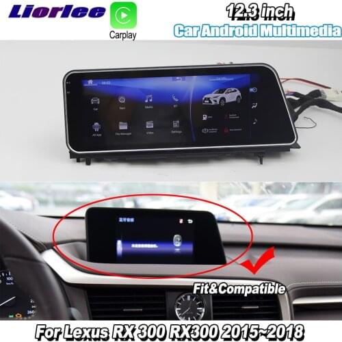 Liorlee Car Radio Stereo Android Multimedia Player For Lexus RX 300 RX300 2015-2018 HD Screen Display TV GPS Navigation System