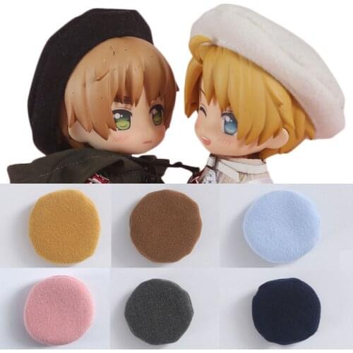 Ob11 baby beret round Molly baby 1/12 bjd GSC clay head doll hat Doll accessories