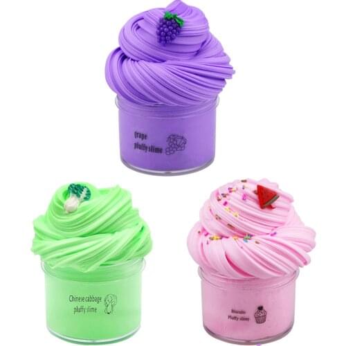 DIY Slime Supplies Fruit Kit Slime Aromatherapy Pressure Children Slime Parent Child Interactive Games Children Gift