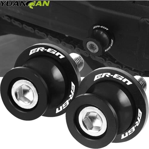 For KAWASAKI ER6N ER-6N 2005 2006 2007 2008 NINJA 650R 10mm Motorcycle Accessories Swingarm Sliders Spools Screw Motorbike Parts