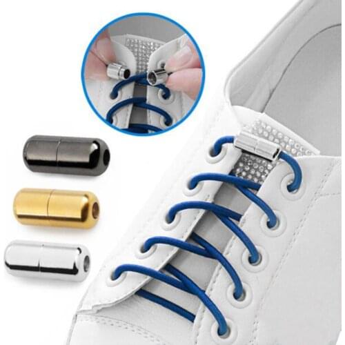 2Pcs No Tie Shoelaces Accessries Shoe Laces Buckle Lock Elastic Lazy Shoelaces