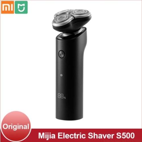 Xiaomi Mijia Electric Shaver S500 3D Cutter Head 360° Floating Type-C Rechargeable Dry Wet Shaving Body Waterproof Mens razor