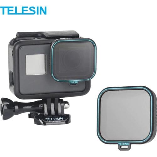 TELESIN Polarizing Filter Circular Lens Protector CPL Lens Filter for GoPro Hero 5 Hero 6 Hero 7 Black Action Camera Accessories