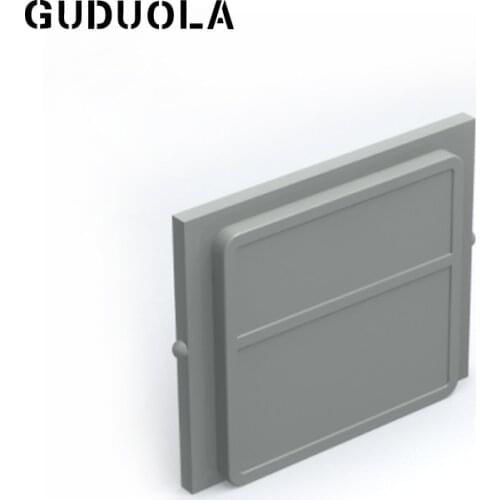 Guduola Train Window Glass 4x3 (4034) Frames/Windows/Walls and Doors MOC Building Block Toys Parts Brick 5pcs/LOT
