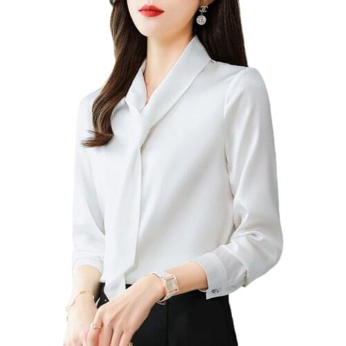 ISINBOBO Womens Satin Shirts