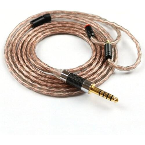 Diy earphone cable silver plated wire mmcx se535