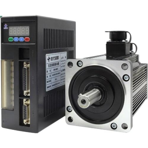 Quality 80ST-M02430 servo motor 80ST with AASD-15A controller 220V AC 750W 2.39N.m AC servo motor