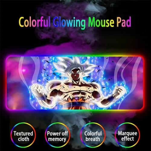 Gamer Mouse Pad RGB Big Size XXL Anti-slip Rubber Mousepad Play Mats Gaming colorful rgb luminous mousepad Keyboard Laptop Mats