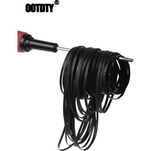 50PCS 40-135MM Universal Mix Cassette Tape Machine Belts Assorted Common Flat Rubber Belt for Recorders Walkman CD DVD Drive