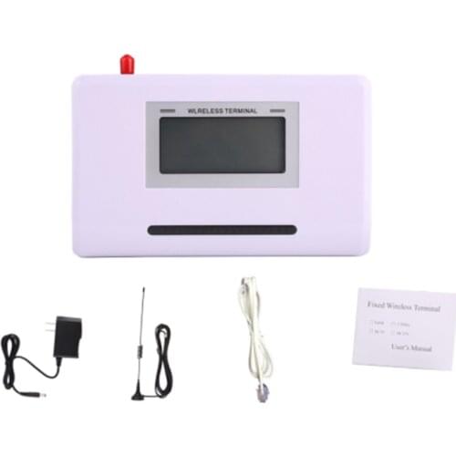 Top Deals FWT Fixed Wireless Terminal GSM SIM Phone Caller 1900/1800/900/850MHZ 110V-US PLUG
