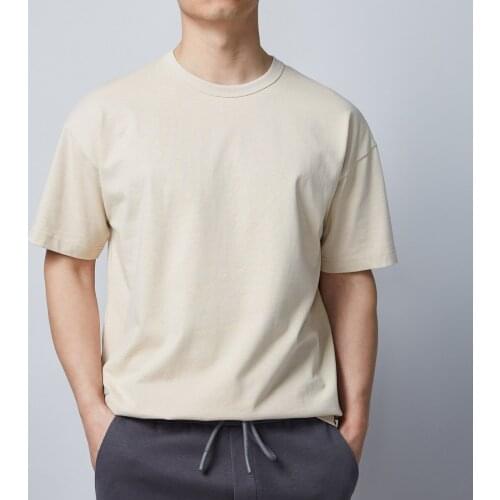 2021 Mens Wear Summer Fashion Solid Color Turtleneck Short Sleeve Tee For Men And Women Korean Style Casual Tops
