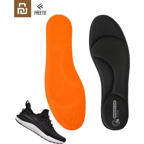 Xiaomi Memory Sneakers Soft Insole For Men Xiomi Foot Pad Comfortable Fit Breathable Dry Shoe Pad Youpin Freetie Sports Insoles