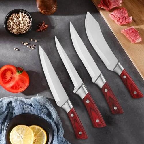 Boning Chef Knives Set Stainless Steel Cleaver Butcher Knife for Meat Bone Fish Fruit Vegetables Kitchen Knife