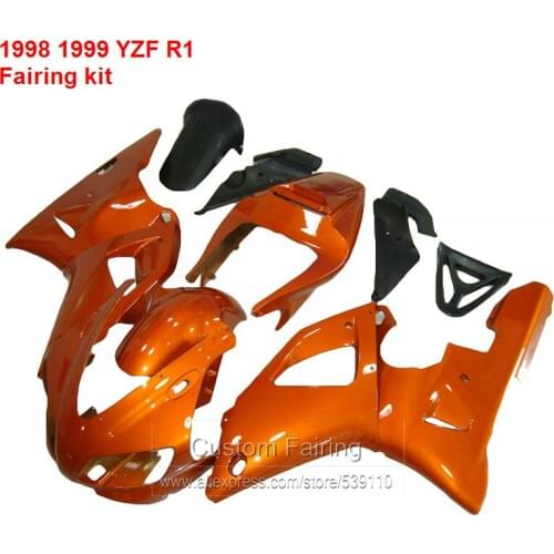 Fairings For YAMAHA YZF R1 1998 1999 model 98 99 ( Burnt Orange ) yzfr1 High quality Abs Fairing kit CN37