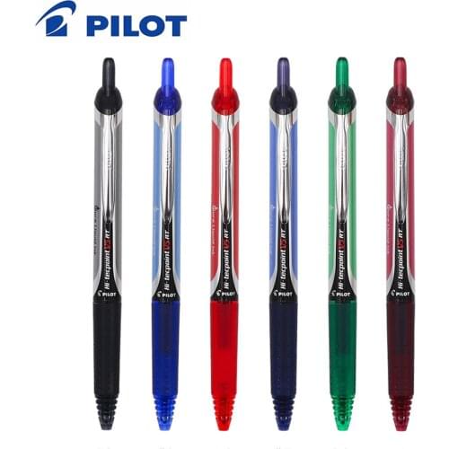 Pilot Gel Pen Hi-Tecpoint BXRT-V5 0.5mm Push-type Pen Retractable Precise Needle Tip Pens Office Stationery School Supplies 1PCS