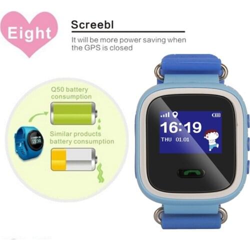 2020 Q60 Child Smart Watch GPS Positioning SOS Call Electronic Smartwatch for Kids iOS Android Wearable