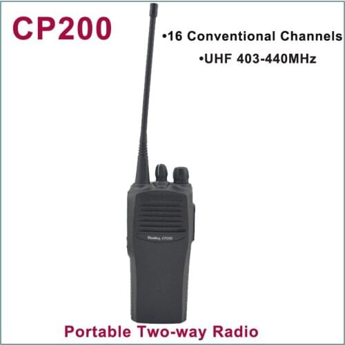 Brand New CP200 UHF 403-440MHz 16 Conventional Channels Portable Two-Way Radio(for motorola)
