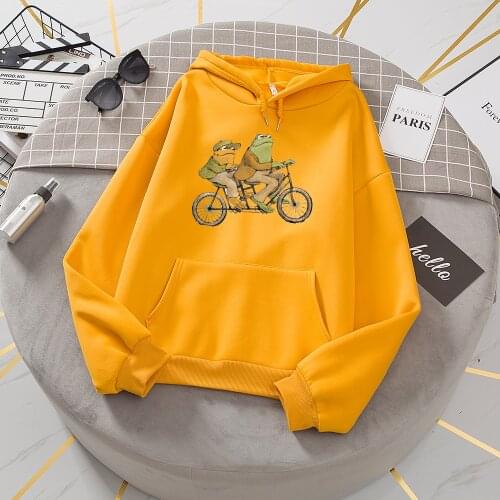 Sweatshirt Hoodie Jacket for Girls Harajuku Korean Hoodie Women Grunge Hoodie Punk Gothic Frog Hooded Sweatshirt Oversize Women